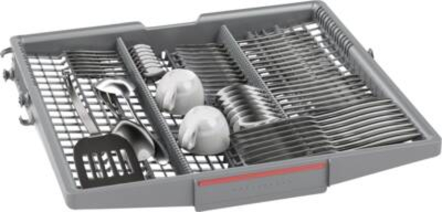 Bosch SMI4HVS00E Geschirrspüler Einbau teilintegriert 60 cm  Edelstahl mit Besteckschublade