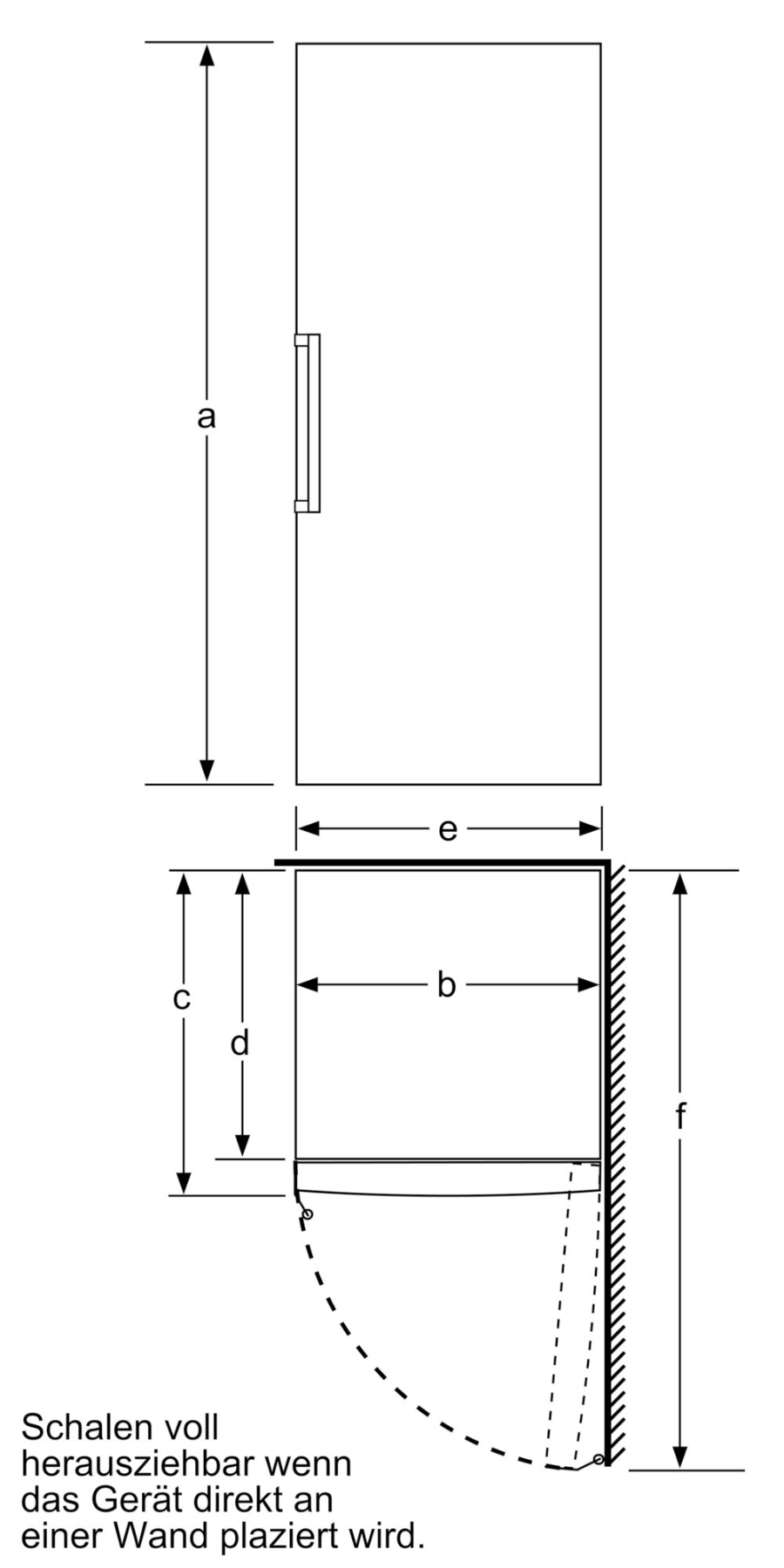 Bosch GSN51AWCV Serie 6 Freistehender Gefrierschrank, 161 x 70 cm  NoFrost,Weiss