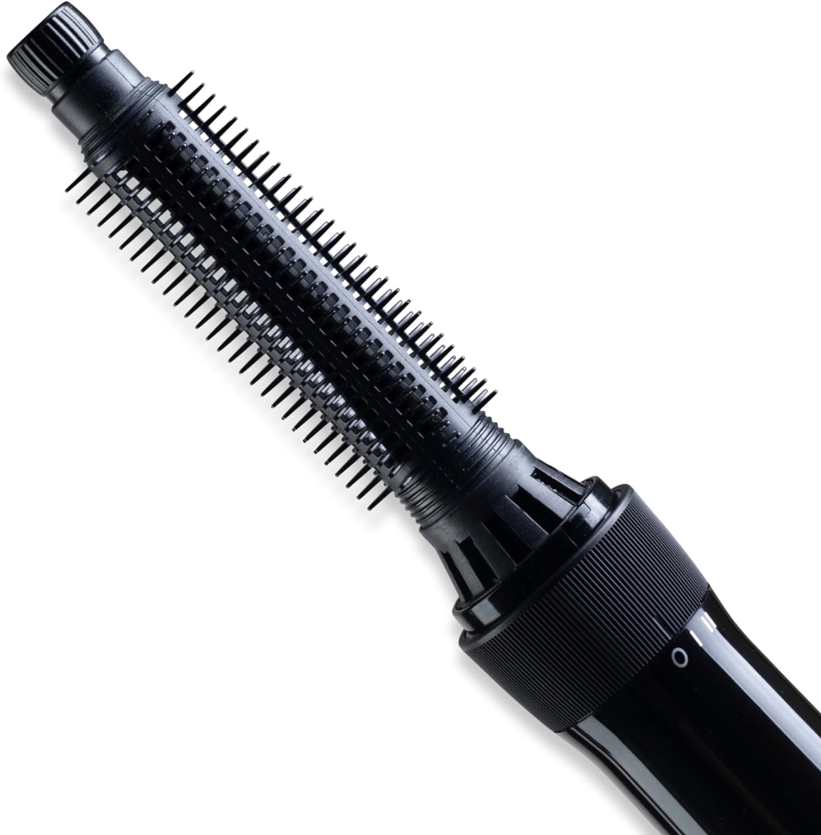 Braun Haircare AS330E Warmluft-Luckenbürste, 400W, Maxi-Lockenbürste Haarstyling Schwarz