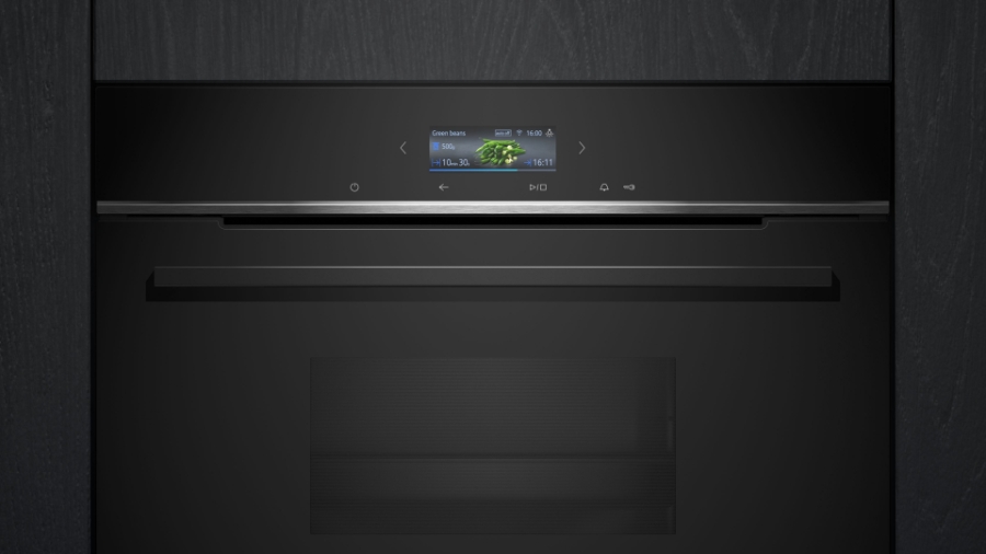 Siemens CD714GXB1 iQ700 Dampfgarer  Schwarz 60 x 45 cm