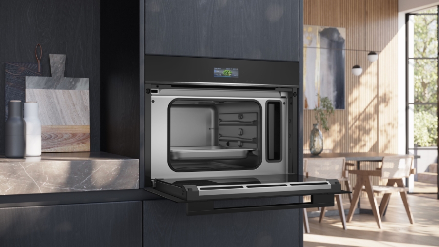 Siemens CD714GXB1 iQ700 Dampfgarer  Schwarz 60 x 45 cm