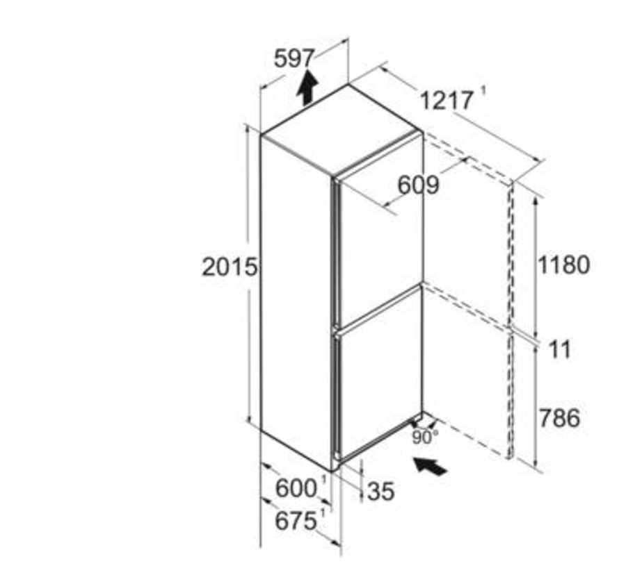 Liebherr CBNsfc 572i Plus Kühl-Gefrierkombination mit BioFresh und NoFrost, Stahlgrau