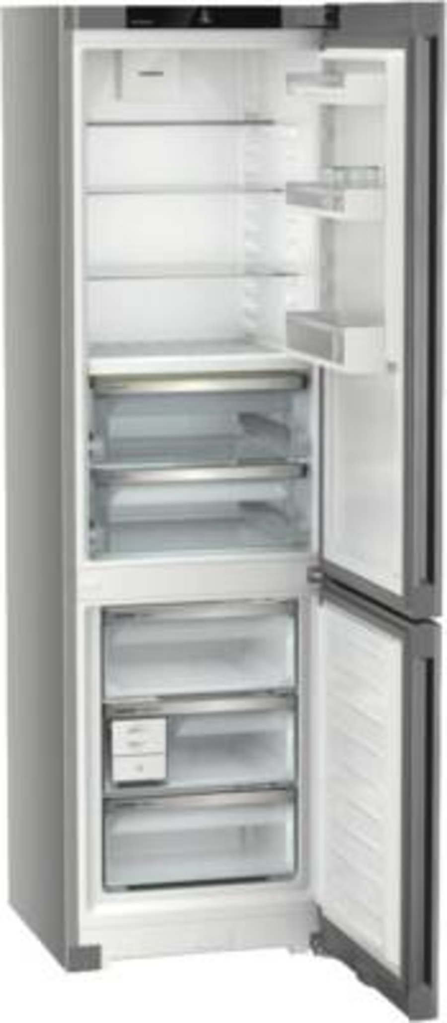 Liebherr CBNsfc 572i Plus Kühl-Gefrierkombination mit BioFresh und NoFrost, Stahlgrau