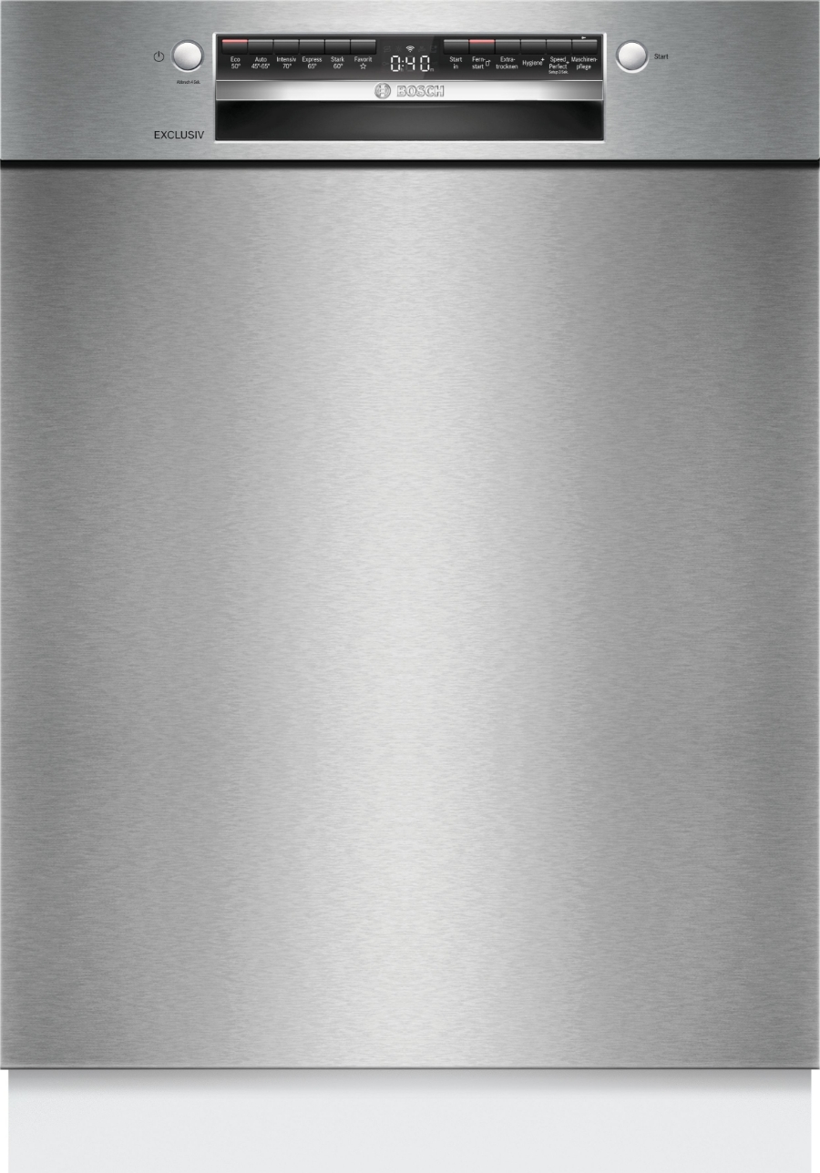 Bosch EXCLUSIV SMU4HUS01D Serie 4 Unterbau-Einbau Geschirrspüler 60 cm Edelstahl