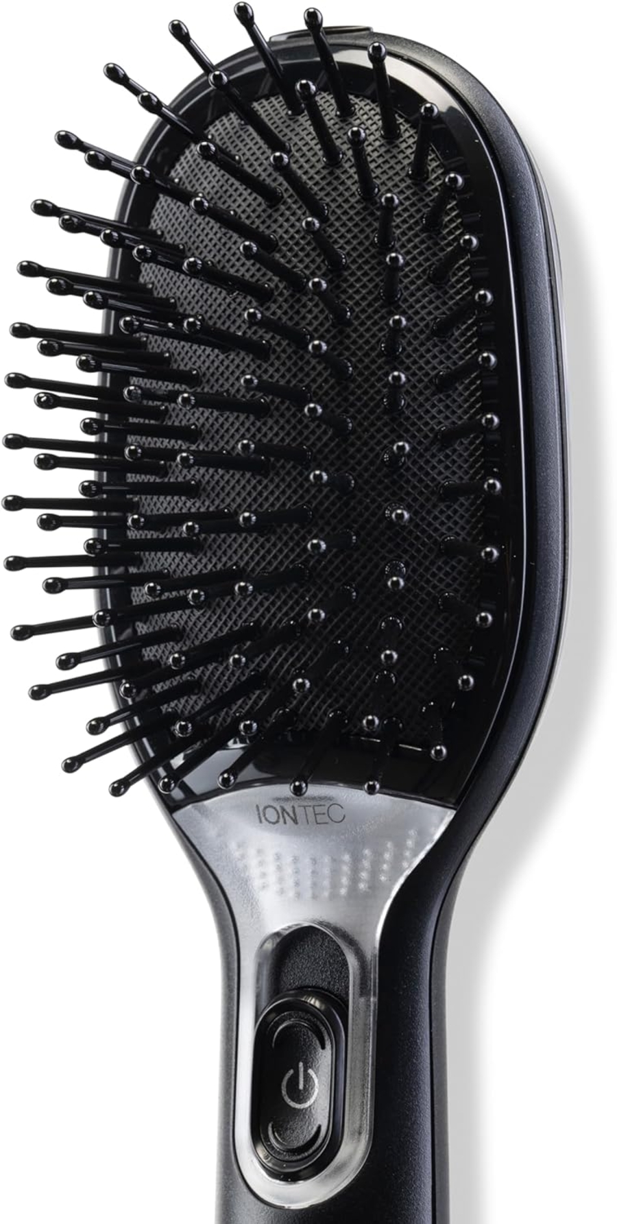 Braun Haircare BR710E Haarbürste IONTEC, Abnehmbares Bürstenkisse, Reisesic Schwarz-Grün