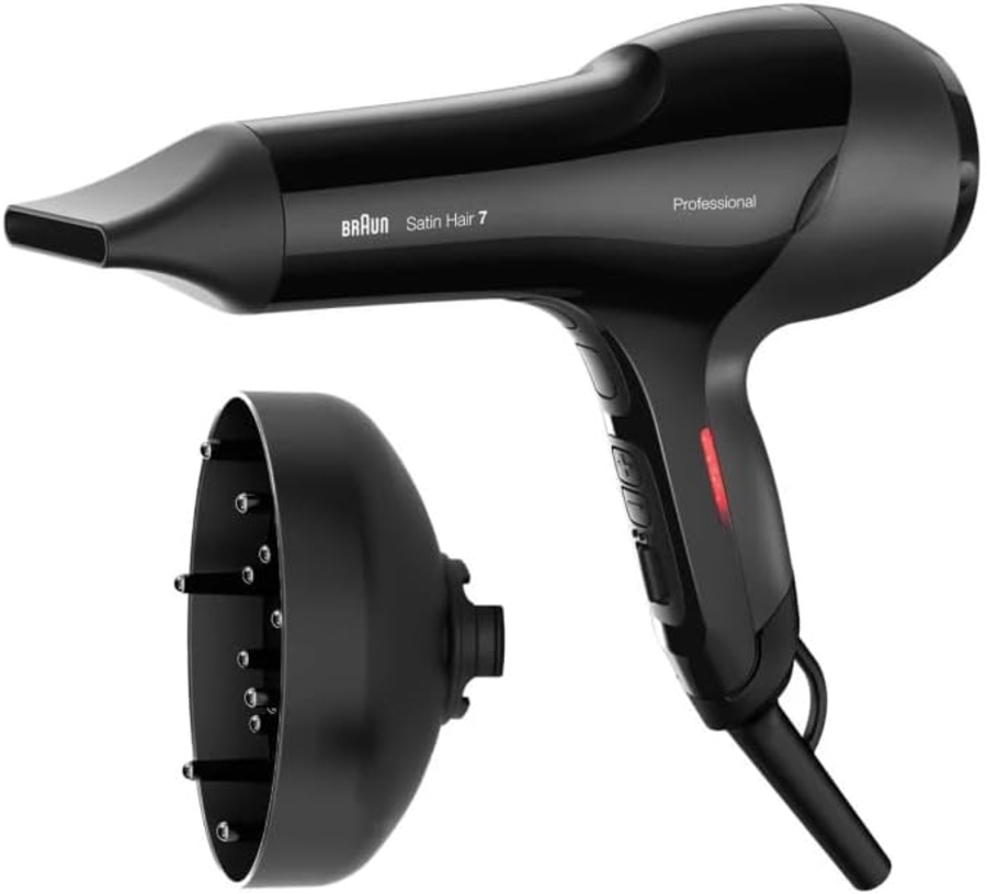 Braun Haircare HD785E Haartrockner 2000W, 10 Heizstufen, Infrarot Sensor, Schwarz