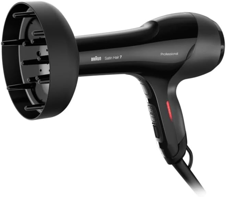 Braun Haircare HD785E Haartrockner 2000W, 10 Heizstufen, Infrarot Sensor, Schwarz