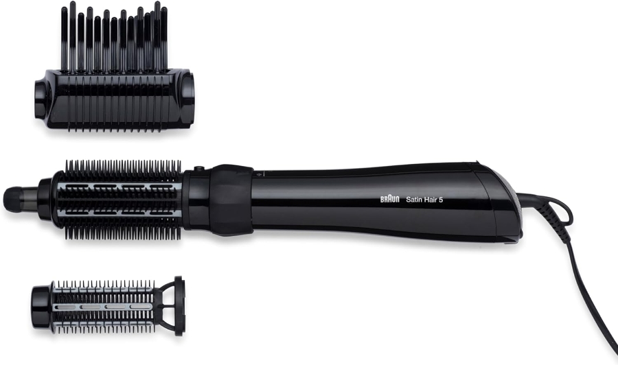 Braun Haircare AS530E Warmluft-Lockenbürste mit Dampffunktion, 1000W, Max 