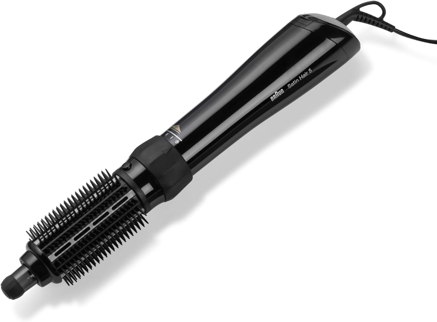 Braun Haircare AS530E Warmluft-Lockenbürste mit Dampffunktion, 1000W, Max 