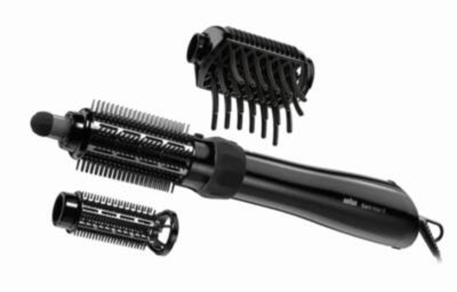 Braun Haircare AS530E Warmluft-Lockenbürste mit Dampffunktion, 1000W, Max 