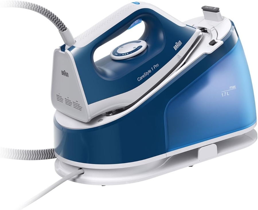 Braun Domestic Home IS 1512 BL CareStyle 1 Pro Dampfbügelstation Blau-Weiss