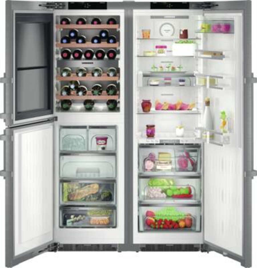 Liebherr SBSes 8496 PremiumPlus BioFresh NoFrost Side-by-Side-Kombination Edelstahl