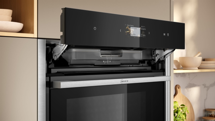 Neff B64FS31N0 N90 Dampfbackofen  Slide & Hide® Slide & Hide®,Dämpfen bis 120 °C,Soft Open & Close