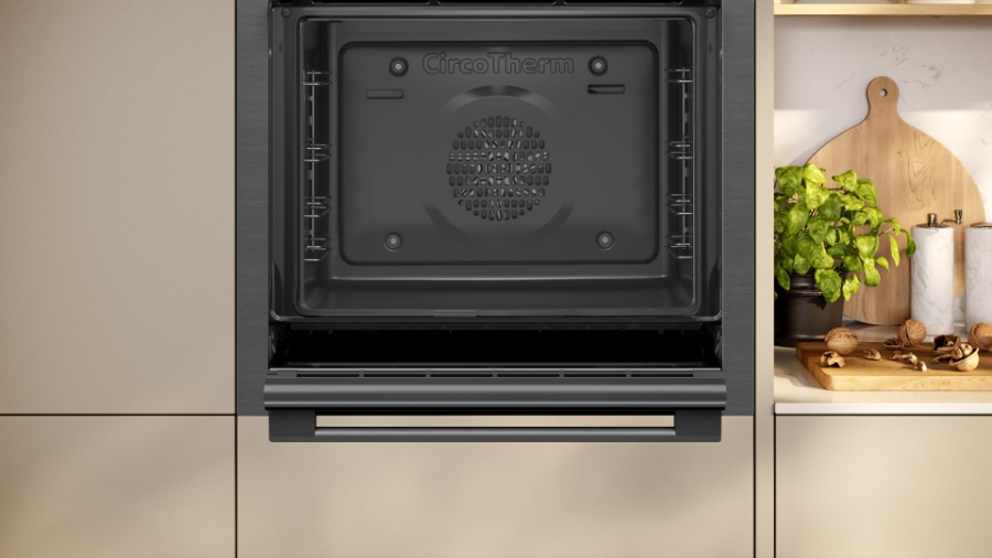 Neff B6ACH7AG0 N50 Backofen Pyrolyse 60 x 60 cm Graphite-Grey Hide und Slide
