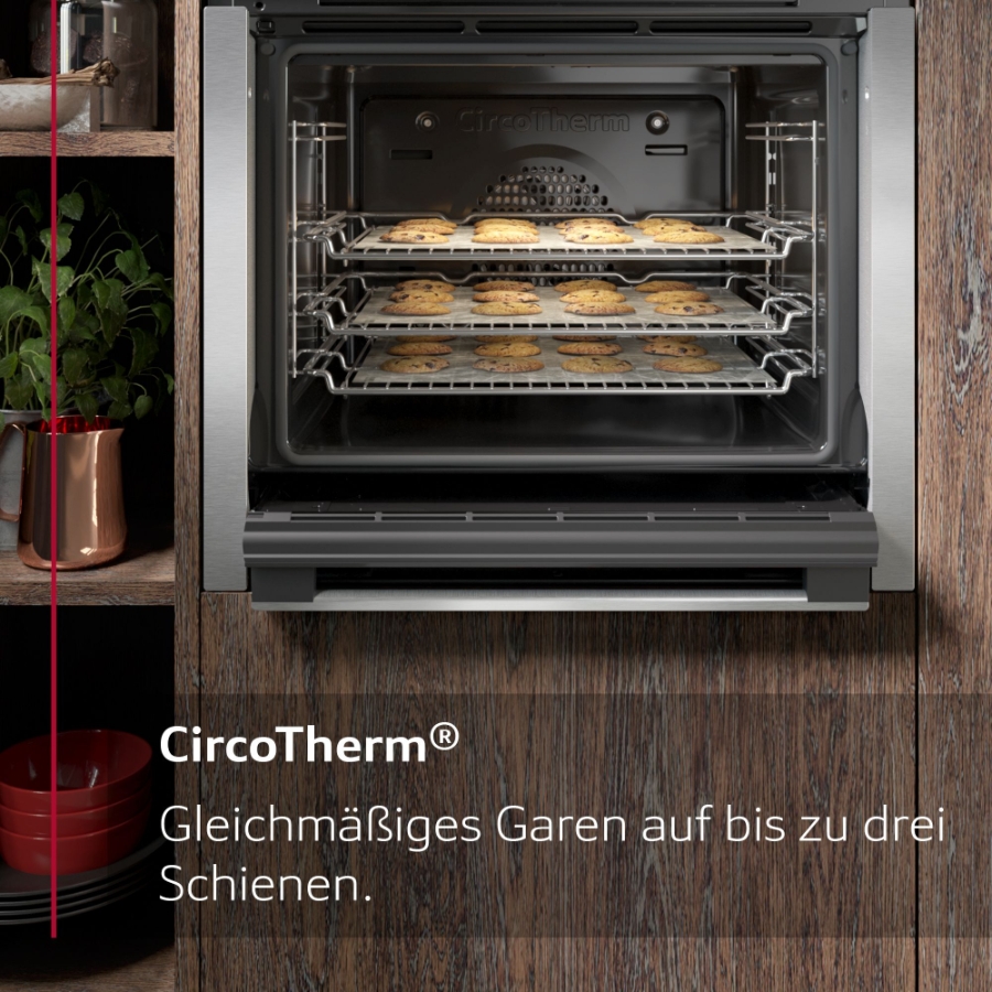 Neff B6ACH7AG0 N50 Backofen Pyrolyse 60 x 60 cm Graphite-Grey Hide und Slide