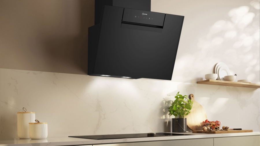 Neff D65IFN1S0 N50 Wandesse 60 cm Klarglas schwarz bedruckt 