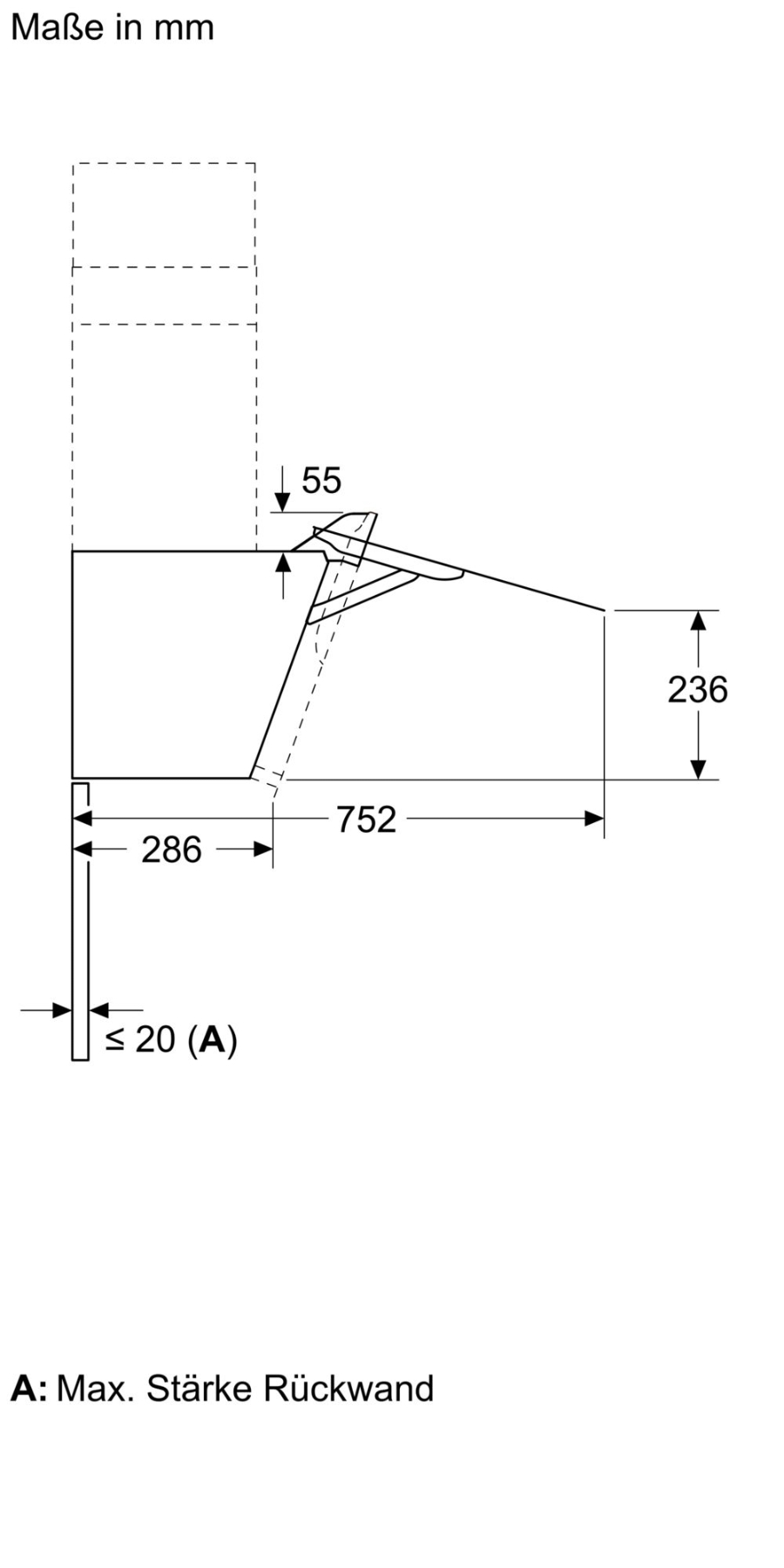 Neff D65IFN1S0 N50 Wandesse 60 cm Klarglas schwarz bedruckt 
