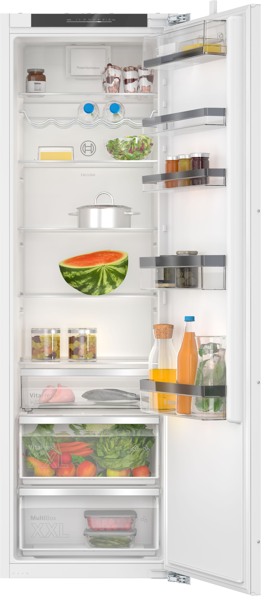 Bosch KIR81EDD0 Select Line Serie 6 Einbau-Kühlschrank  177.5 x 56  Flachscharnier mit Softeinzug(Festtür)