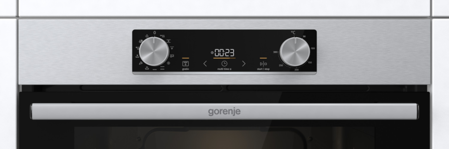 Gorenje BOP6737E02XK Einbau Backofen Pyrolyse Selbstreinigung 77 Liter,AirFry