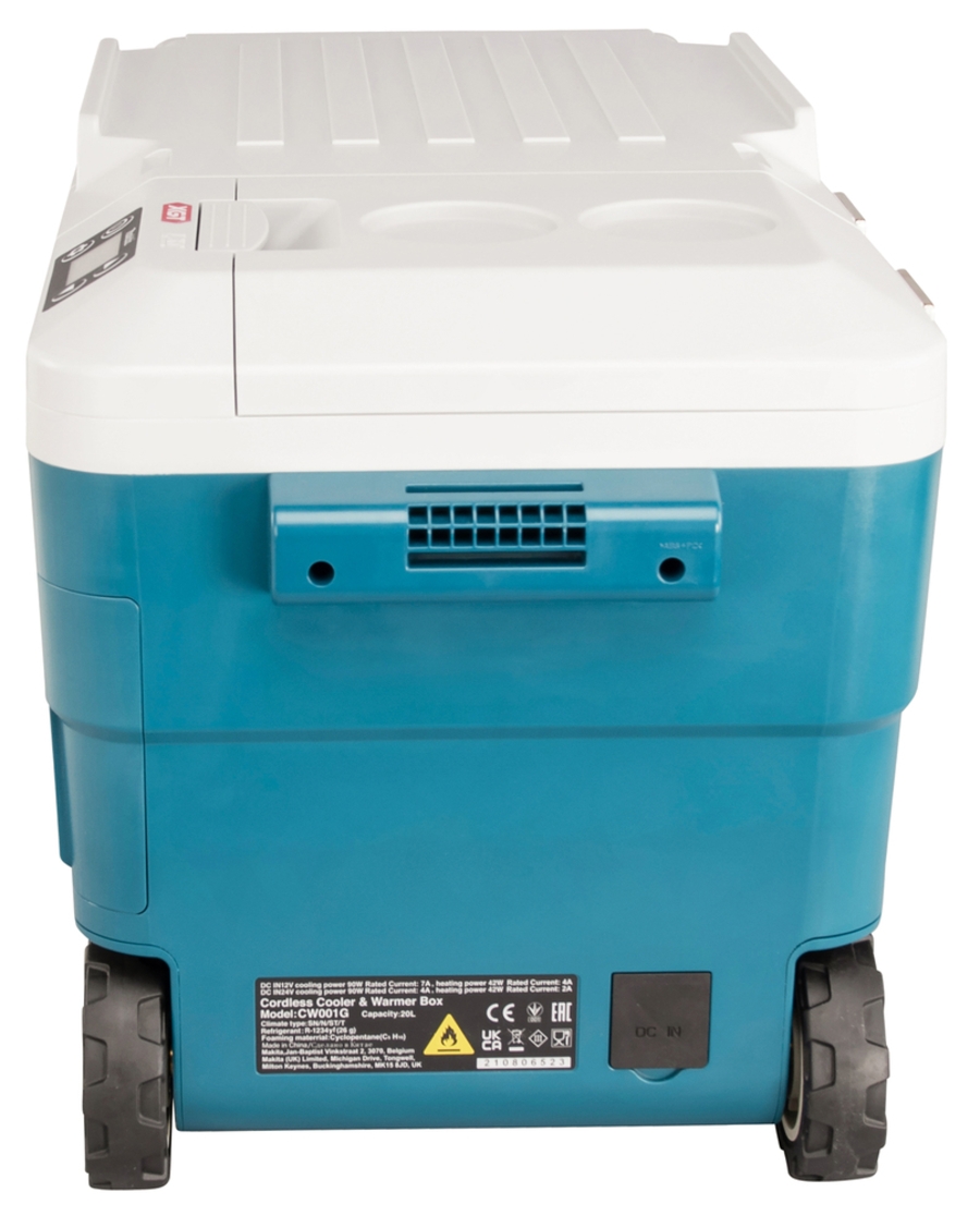 Makita CW001GZ01 Akku-Kühl- und Wärmebox 40 V max • 18 V / 12 V / 24 V DC • AC • 20 l • Kühlbox