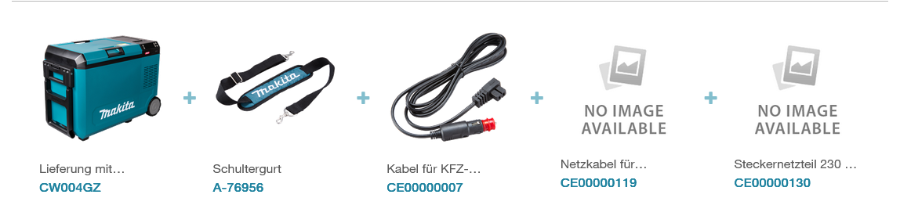 Makita CW004GZ Akku-Kühl- und Wärmebox 40 V max • 18V • 12V / 24V DC • AC • 29 L