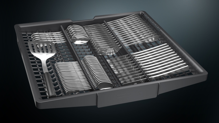 Siemens SN65YXEPCE iQ500, Vollintegrierter Geschirrspüler, 60 cm mit Besteckschublade SN65YX00CE + SZ73100