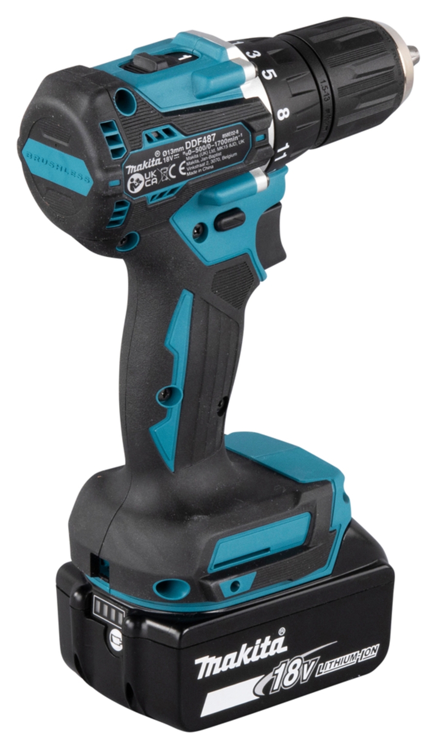 Makita DDF487Z Akku-Bohrschrauber LXT LXT • 18 V • 40 Nm • 0 - 1.700 U/min