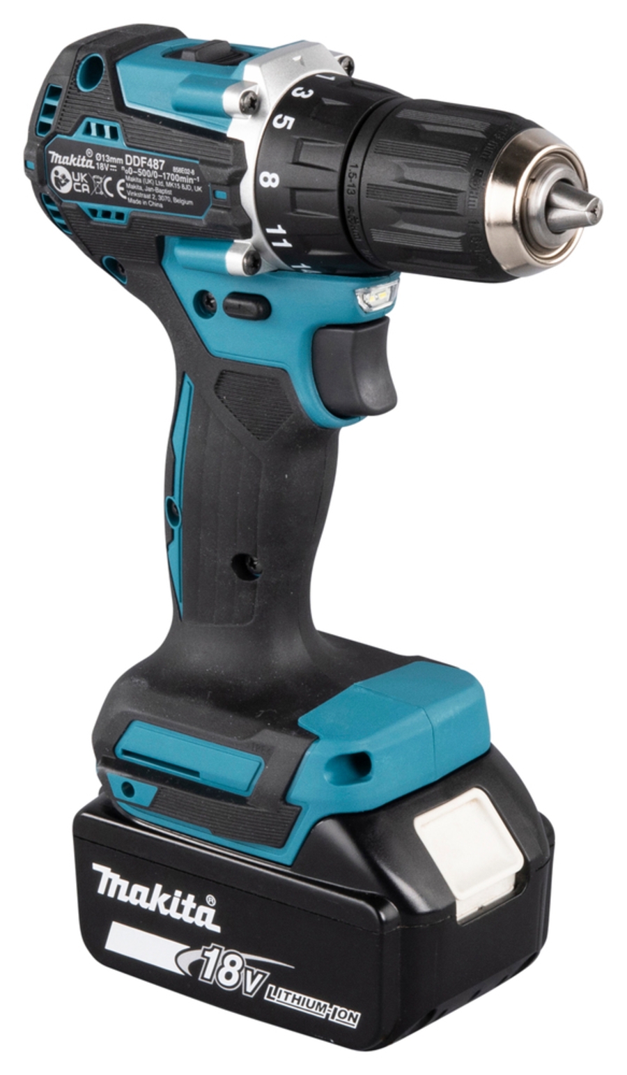 Makita DDF487Z Akku-Bohrschrauber LXT LXT • 18 V • 40 Nm • 0 - 1.700 U/min