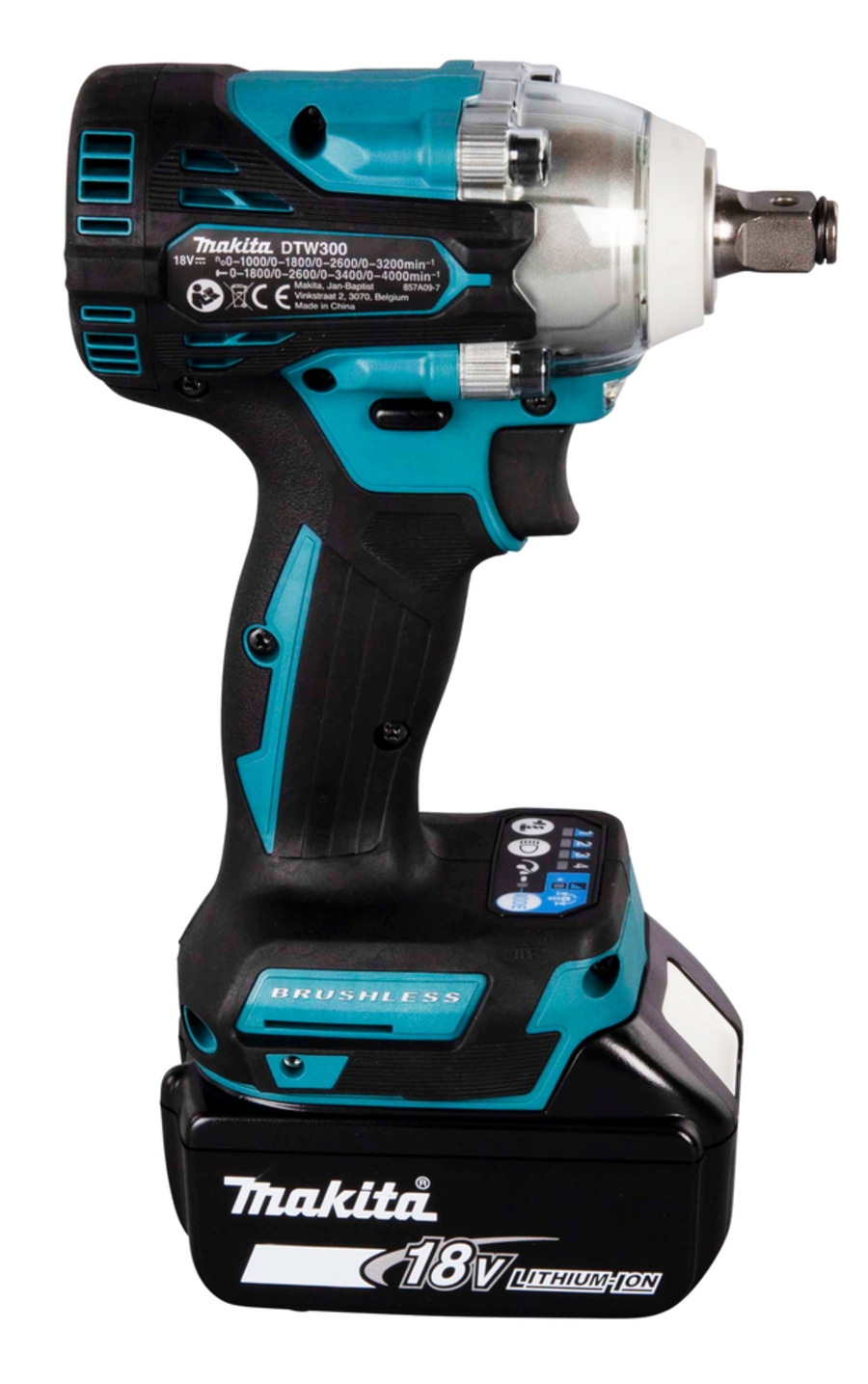 Makita DTW300Z Akku-Schlagschrauber LXT 18 V • 1/2" • 330 Nm • 0 - 3.200 U/min