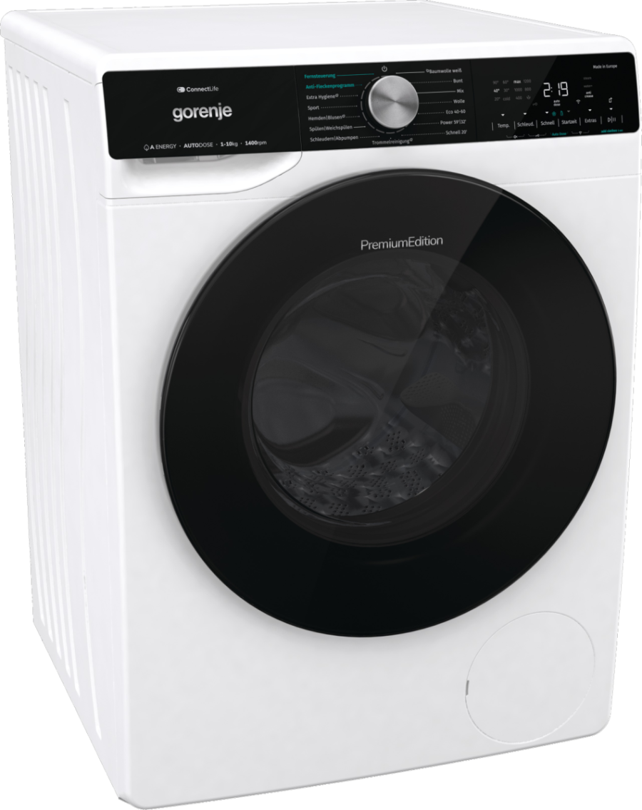 Gorenje WNS14AAT3/DE Waschmaschinen Frontlader 60cm 10kg 1400 U/min,Inverter PowerDrive Motor