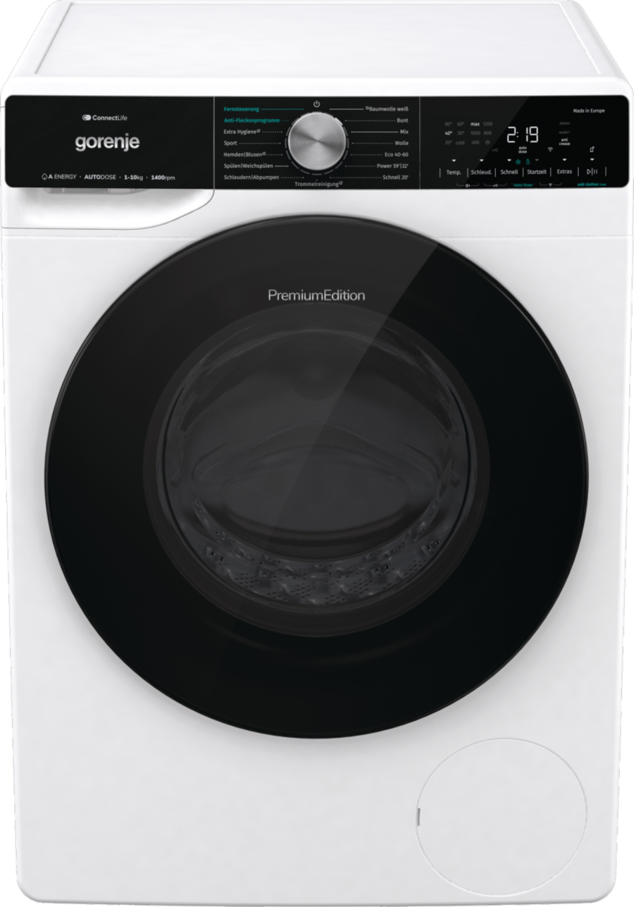 Gorenje WNS14AAT3/DE Waschmaschinen Frontlader 60cm 10kg 1400 U/min,Inverter PowerDrive Motor