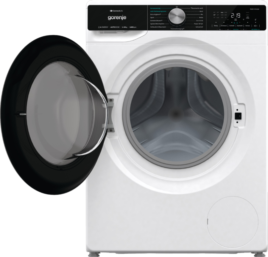 Gorenje WNS14AAT3/DE Waschmaschinen Frontlader 60cm 10kg 1400 U/min,Inverter PowerDrive Motor