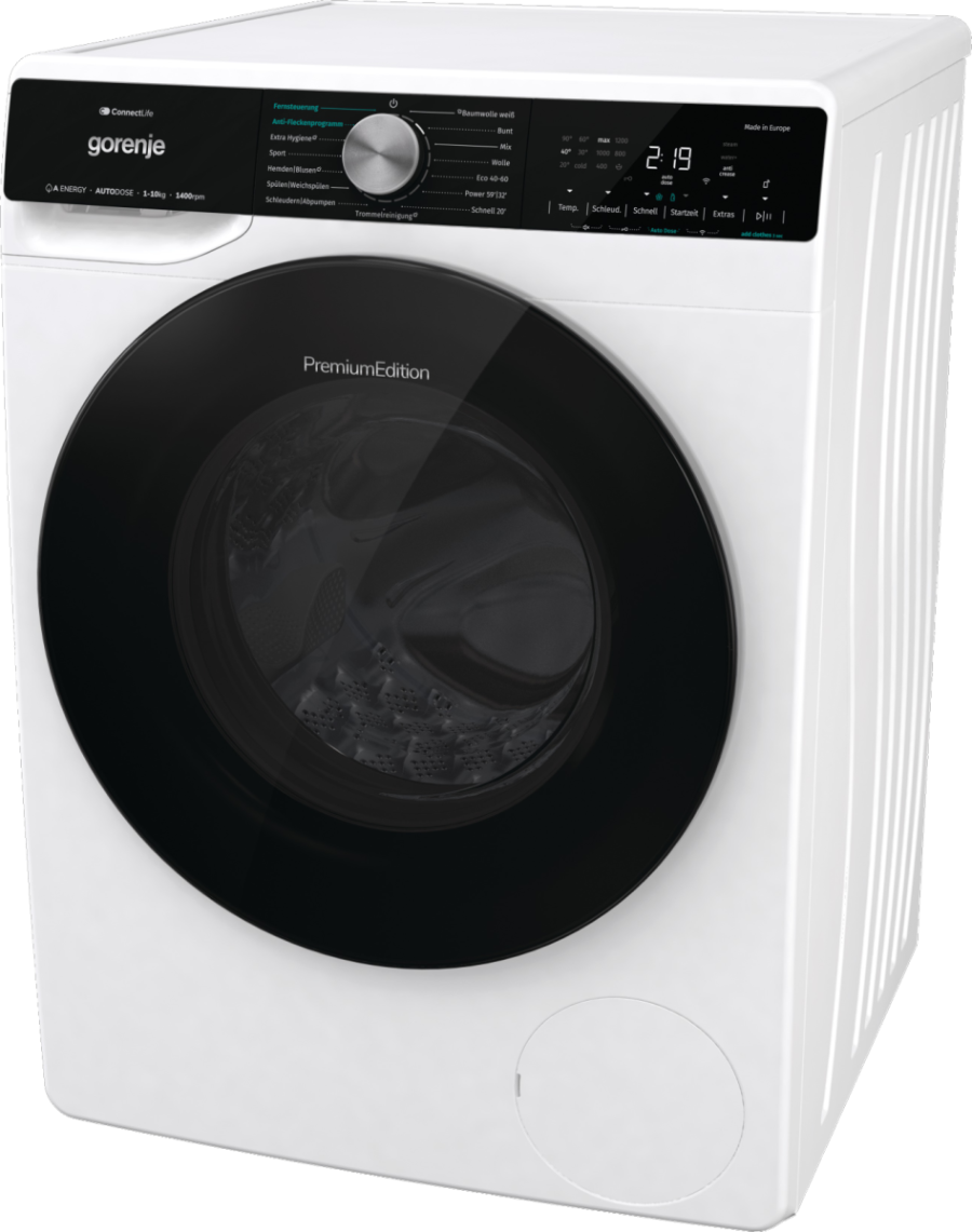 Gorenje WNS14AAT3/DE Waschmaschinen Frontlader 60cm 10kg 1400 U/min,Inverter PowerDrive Motor