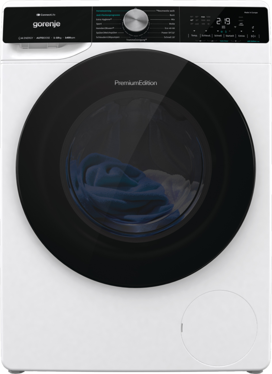 Gorenje WNS14AAT3/DE Waschmaschinen Frontlader 60cm 10kg 1400 U/min,Inverter PowerDrive Motor