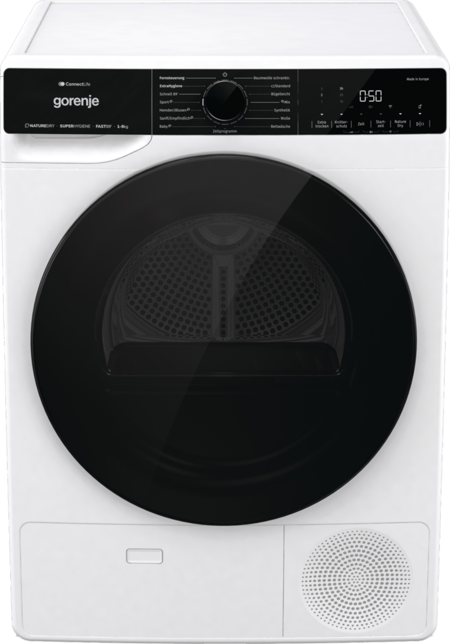 Gorenje DPNA93W Wärmepumpentrockner 9kg A+++ Inverter PowerDrive Motor