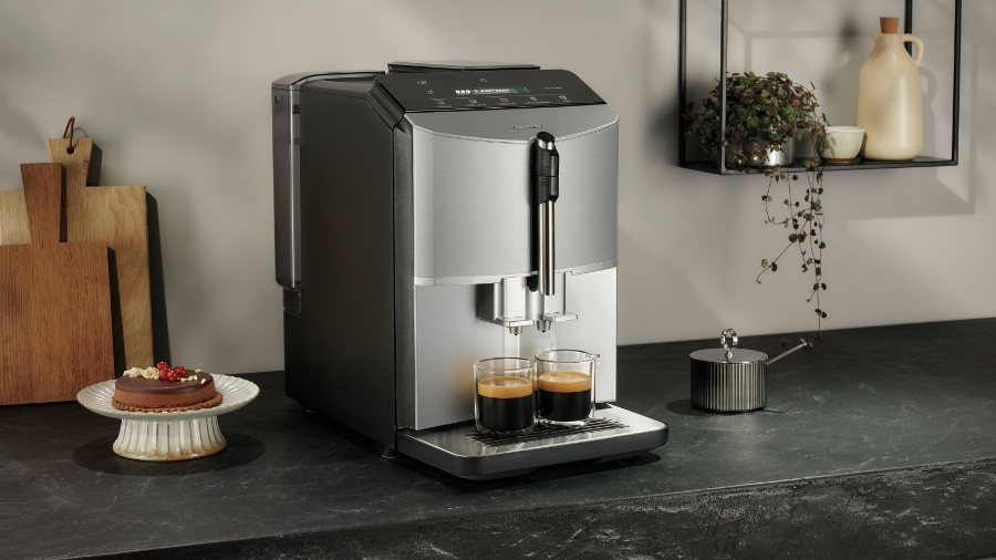 Siemens TF303E07 EQ300 Kaffeevollautomat Inox silver metallic 