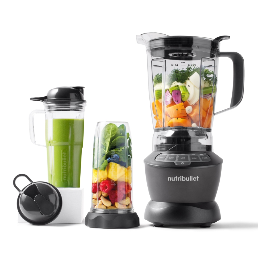 Nutribullet NBF500DG Smoothie Maker Combo Standmixer 1200W 