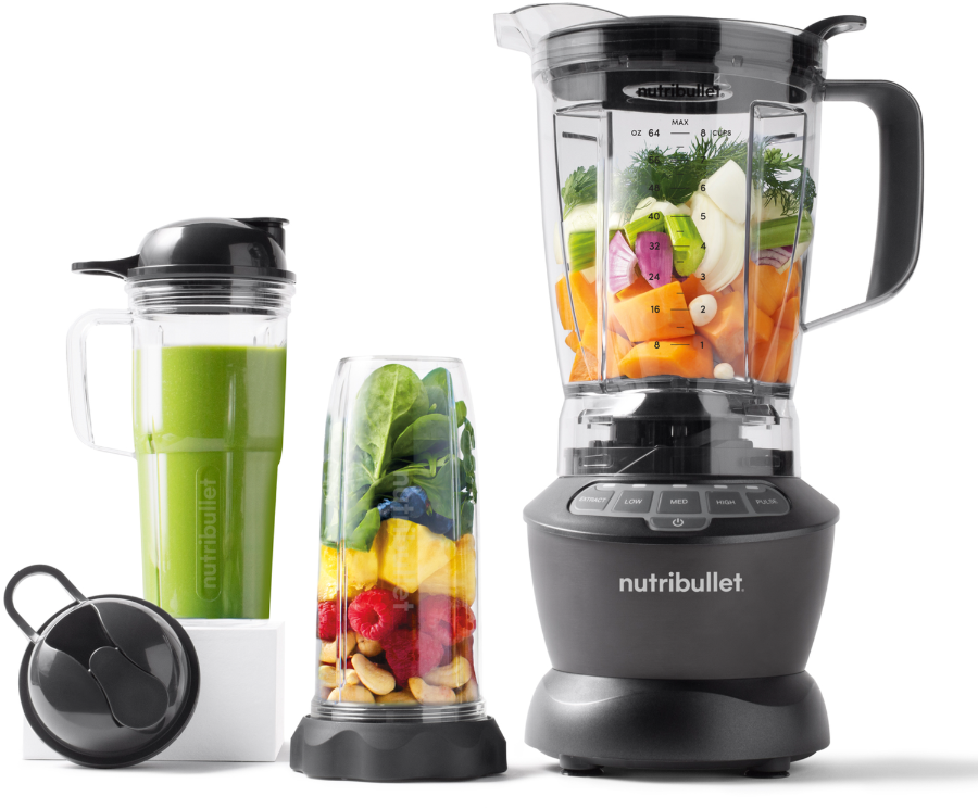 Nutribullet NBF500DG Smoothie Maker Combo Standmixer 1200W 