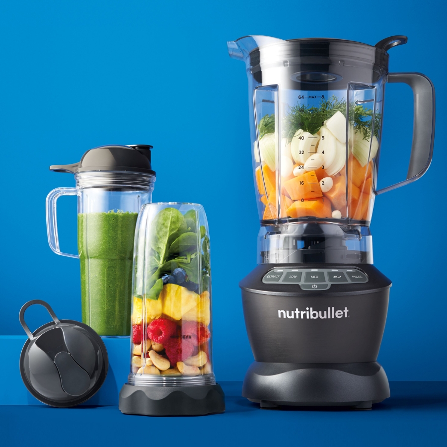 Nutribullet NBF500DG Smoothie Maker Combo Standmixer 1200W 