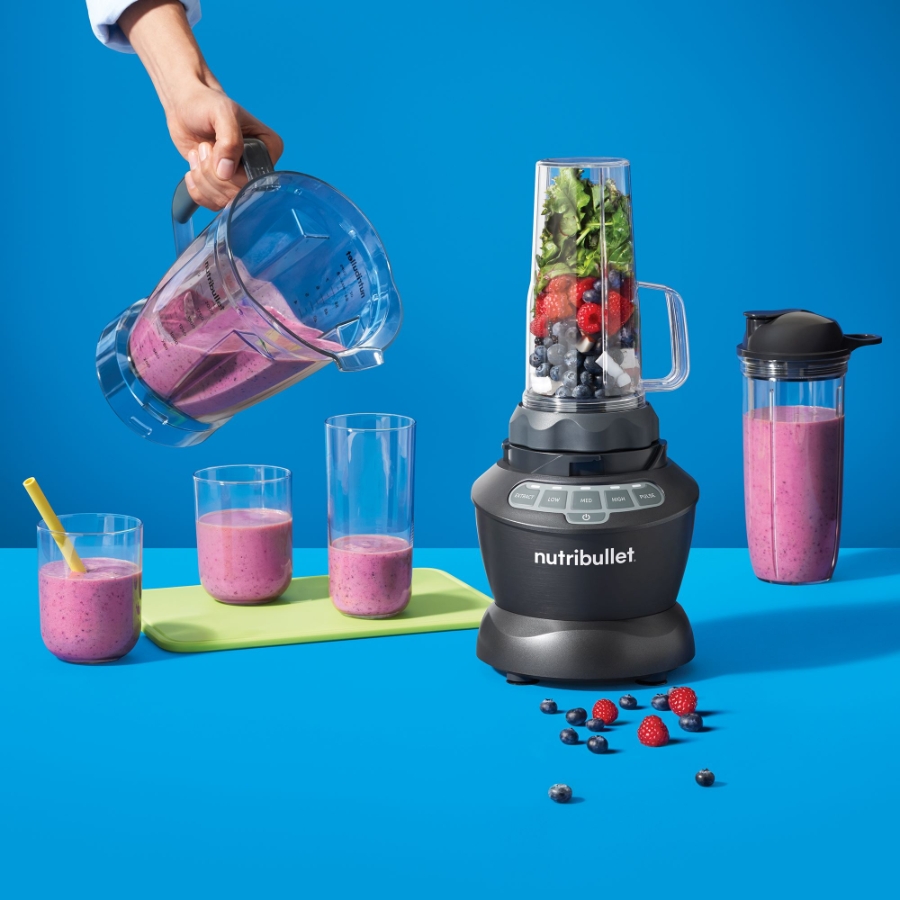 Nutribullet NBF500DG Smoothie Maker Combo Standmixer 1200W 