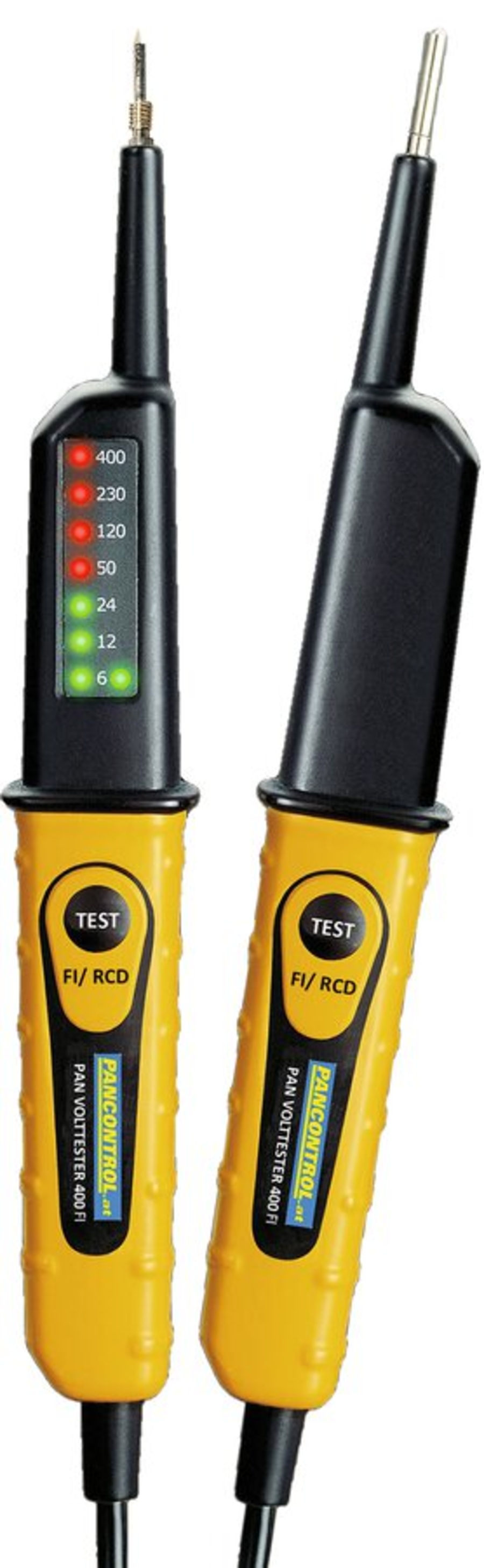 Pancontrol  PAN Volttester 400FI Spannungsprüfer mit LED-Anzeige 6 - 400V AC/DC + 30mA FI-Tes