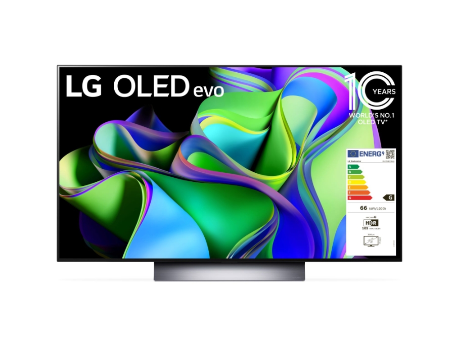 LG OLED48C38LA Fernseher Ultra HD HDR OLED evo 48" - Schwarz 