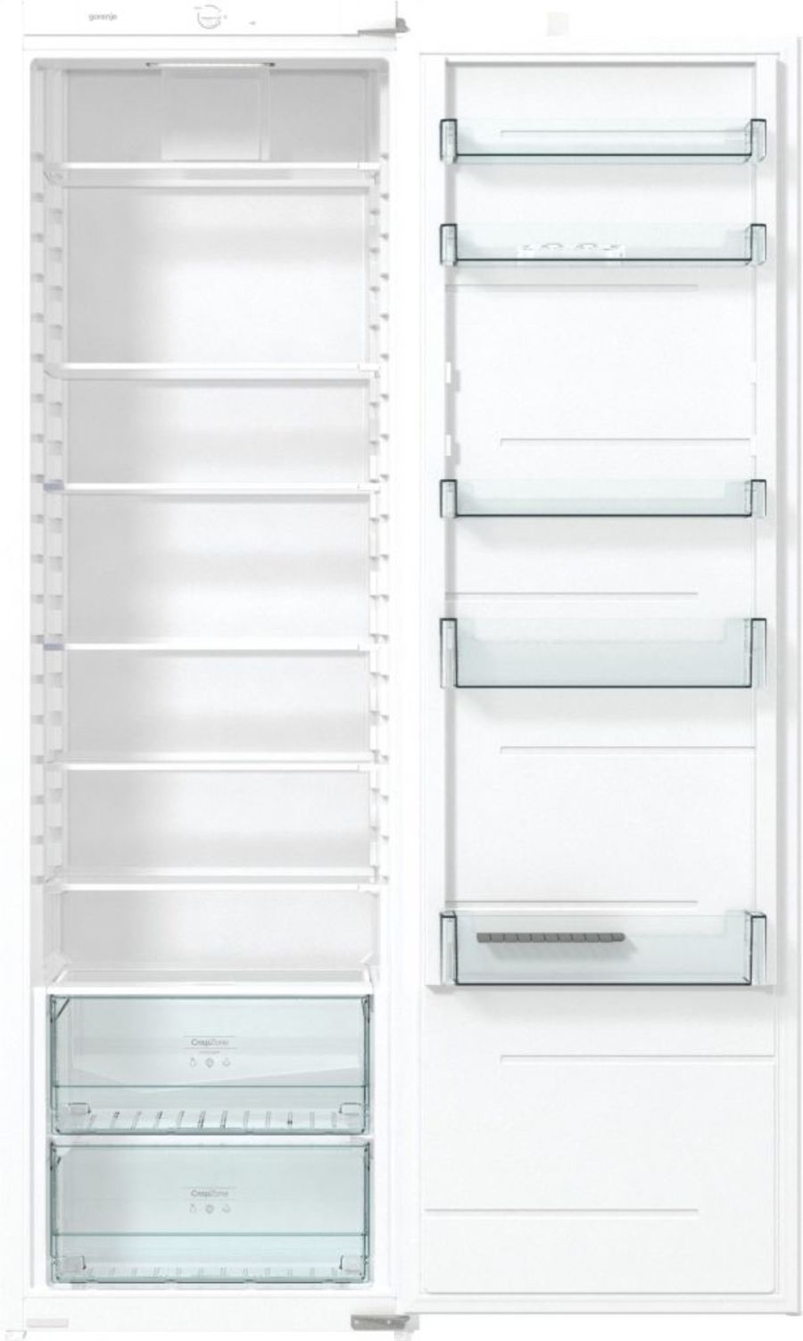Gorenje RI418EE0 Einbaukühlschrank, 178cm Nische, Schlepptürtechnik 