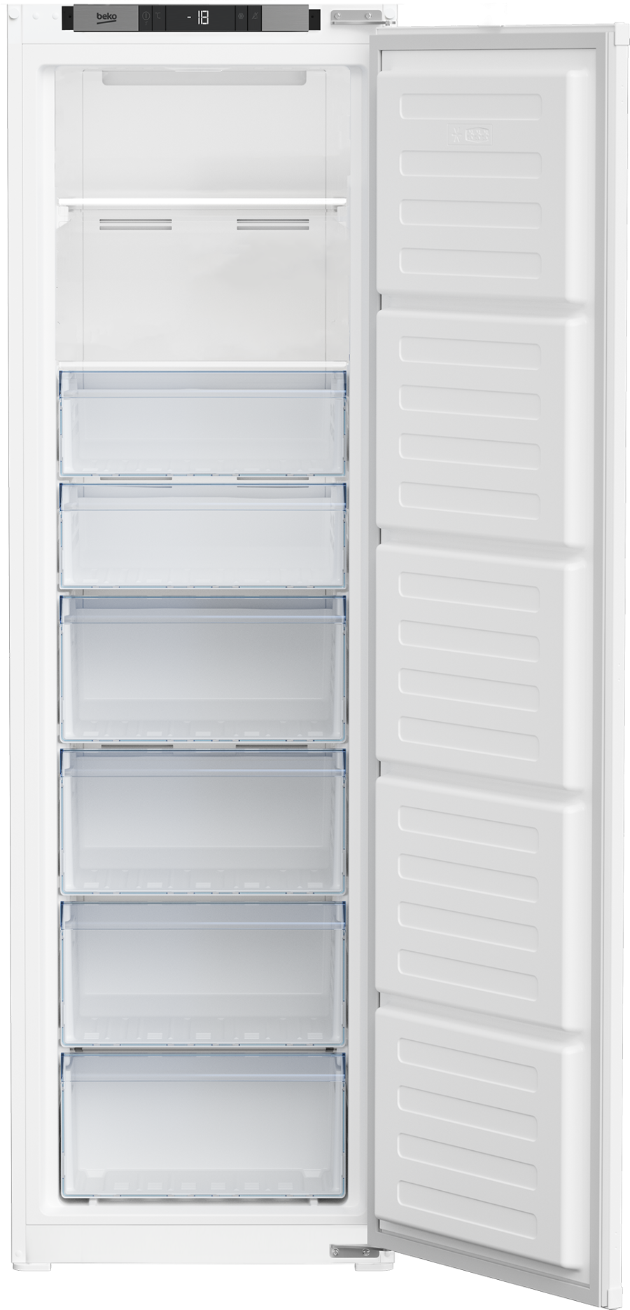 Beko BFNA247E40SN Einbau Gefrierschrank 178cm Nische  Schlepptür