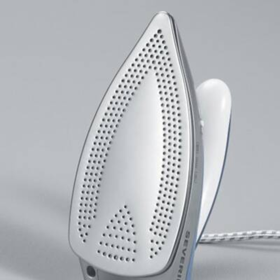 Severin BA 3234 Reise-Dampfbügeleisen Silber-Blau 100Watt 