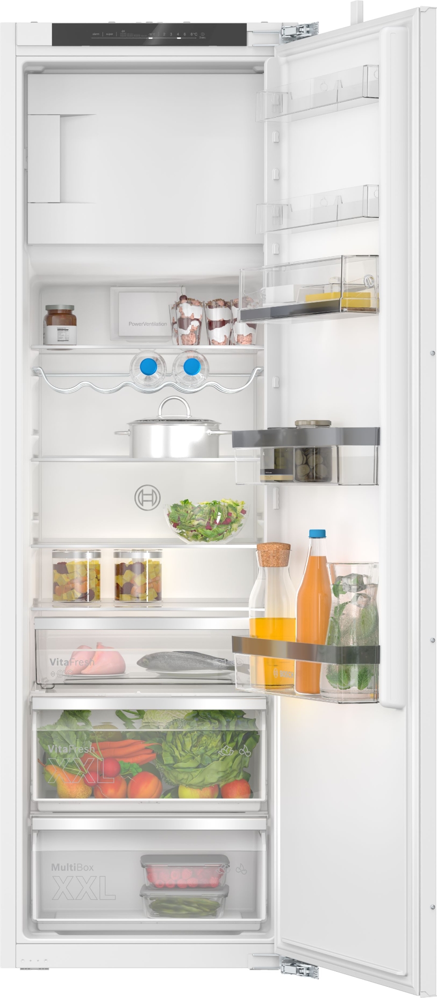 Bosch KIL82ADD0 Einbau-Kühlschrank mit Gefrierfach 178 cm Nische  Flachscharnier mit Softeinzug