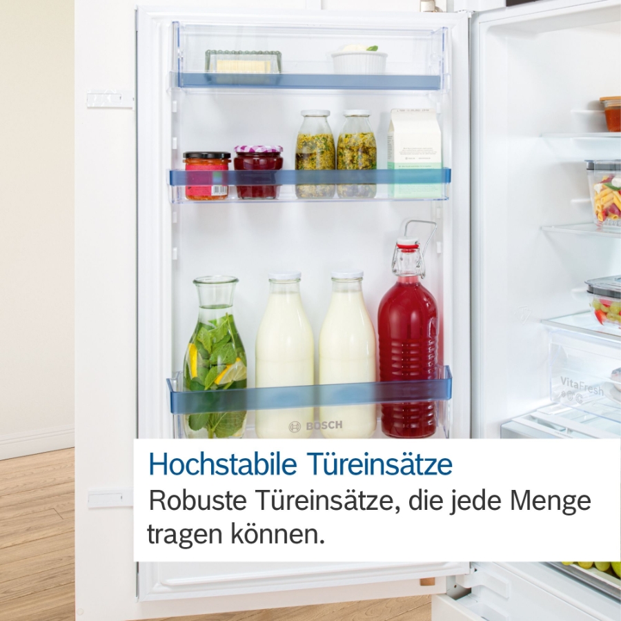 Bosch KIL82ADD0 Einbau-Kühlschrank mit Gefrierfach 178 cm Nische  Flachscharnier mit Softeinzug