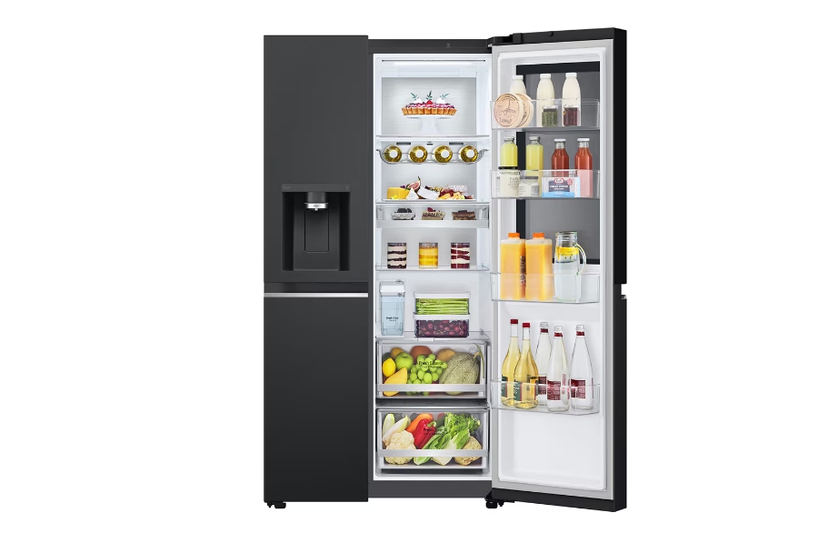 LG GSGV91EVAD Side-by-Side mit InstaView® 635 Liter Eis-, Crushed Ice- und Wasserspender 