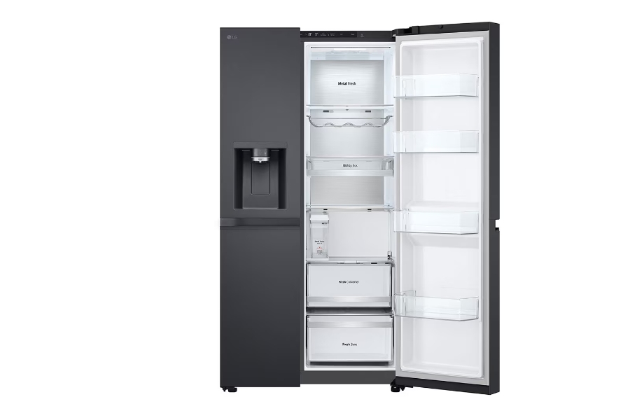 LG GSLE91EVAC Side by Side Total NoFrost Eis-, Crushed Ice- Wasserspender mit UVnano