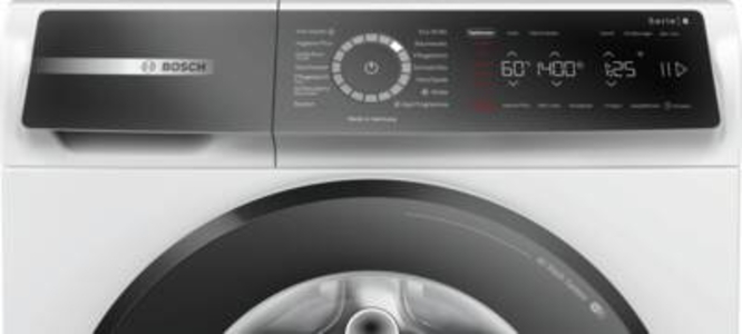 Bosch WGB244040 Waschmaschine Stand 9kg, 1400U/min weiß/schwarz